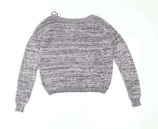 Preworn Womens Purple Pullover Jumper Size 10