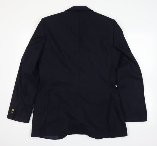 hepsworth Mens Blue Jacket Suit Jacket Size 38
