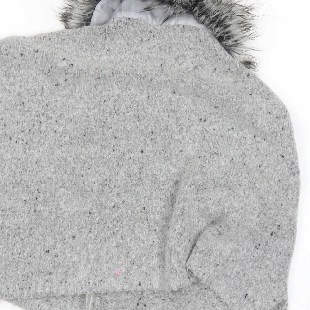 Primark Girls Grey Jacket Size 7-8 Years