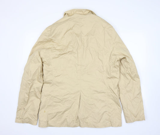 twice Mens Beige Jacket Size M