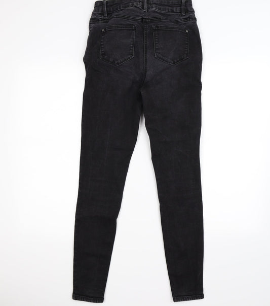 /denim Womens Black Denim Skinny Jeans Size 12 L27 in