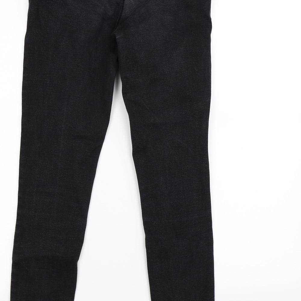 /denim Womens Black Denim Skinny Jeans Size 12 L27 in