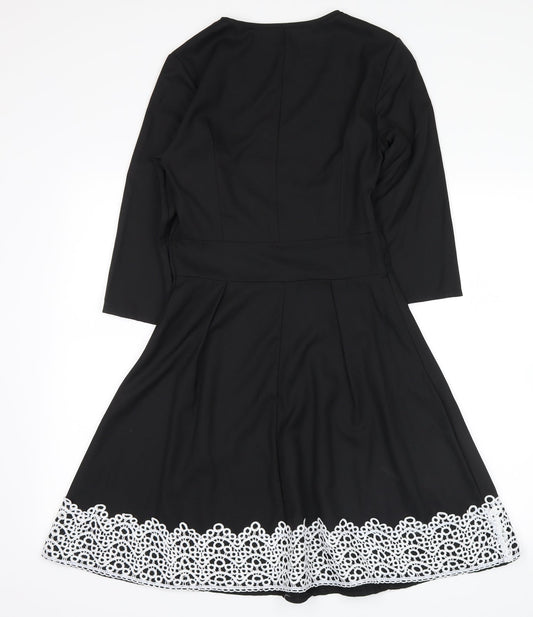 no brand Womens Black Shirt Dress Size S