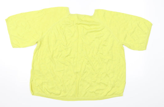Newlook Womens Yellow Pullover Jumper Size 16