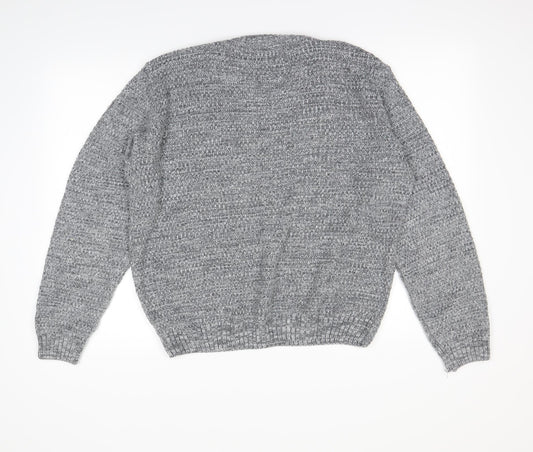 Burton Mens Grey Pullover Jumper Size M
