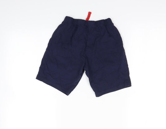 Preworn Boys Blue Sweat Shorts Size 7-8 Years