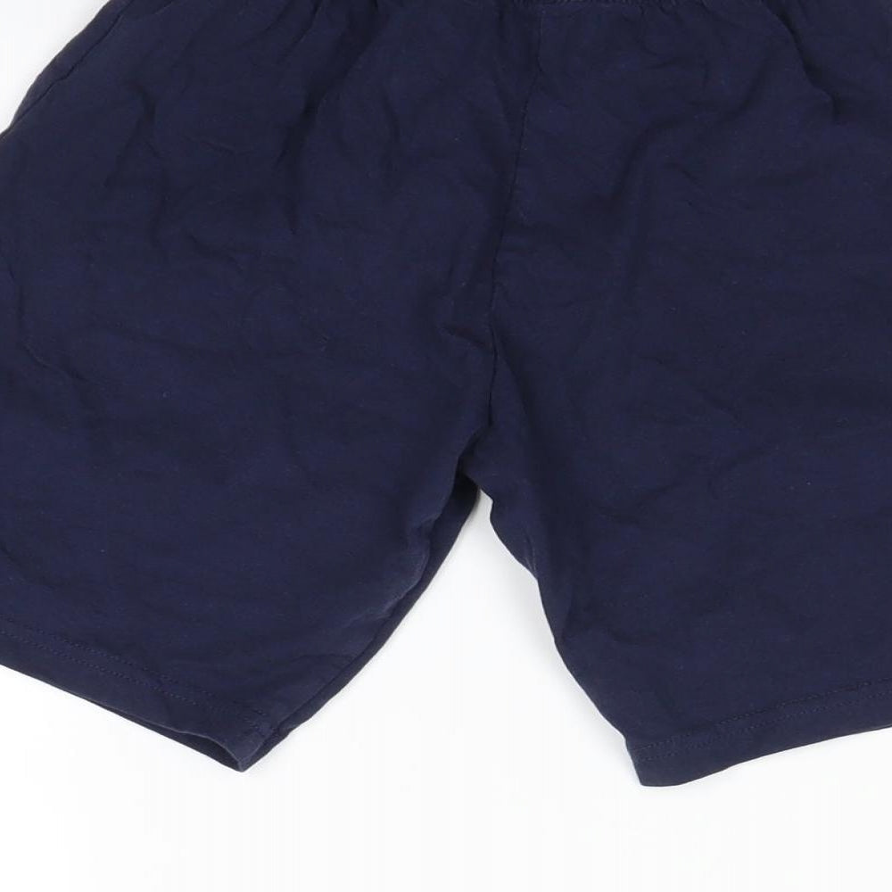 Preworn Boys Blue Sweat Shorts Size 7-8 Years