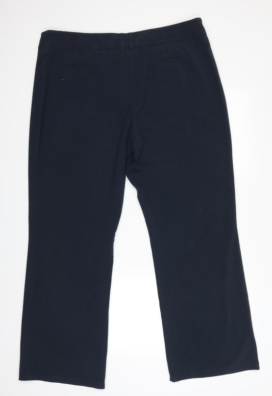Autonomy Womens Blue Trousers Size 18 L30 in