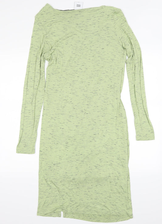 Mama Licous Womens Green Bodycon Size M
