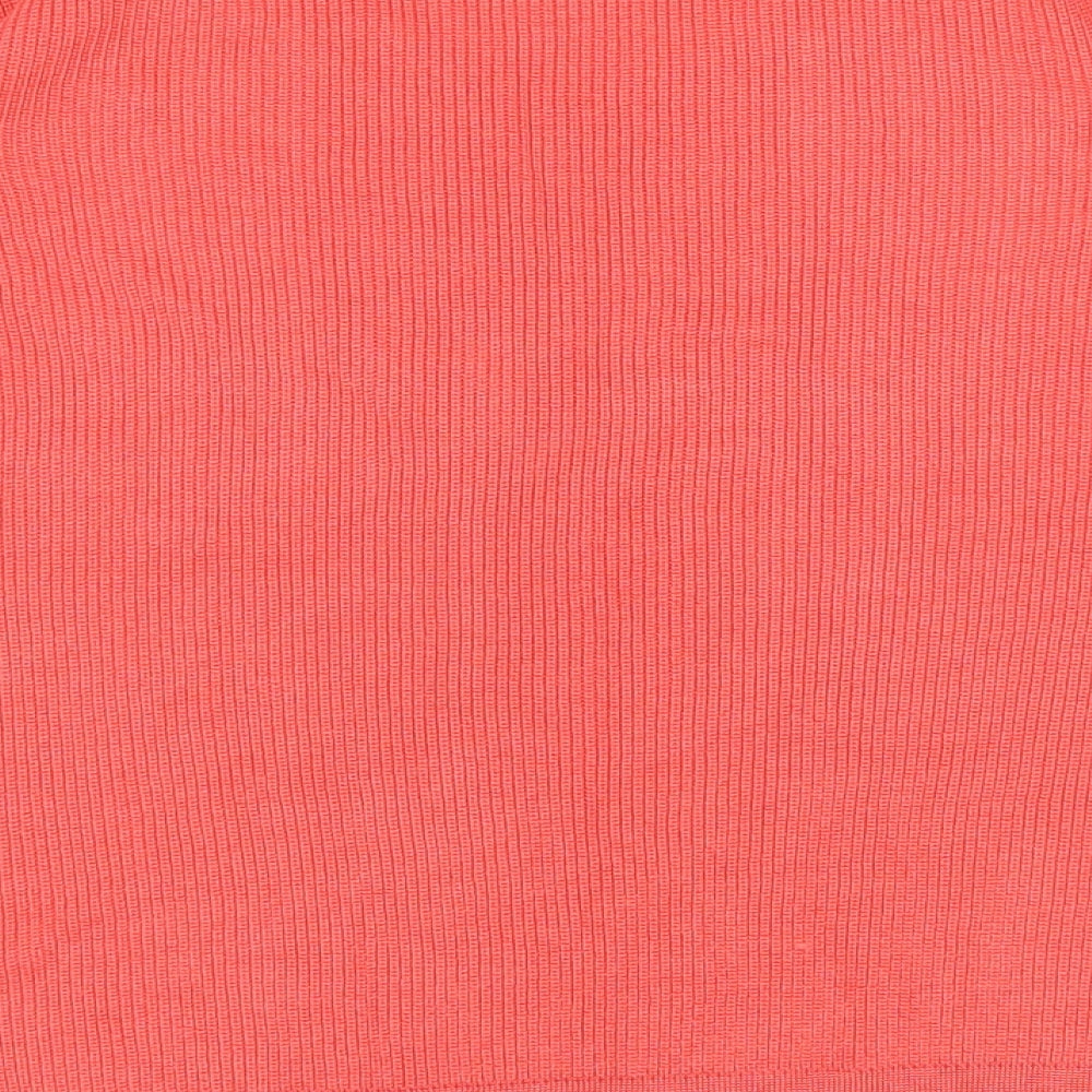 Marks and Spencer Womens Orange Pullover Jumper Size 14