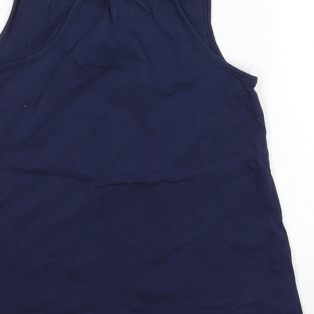 Nutmeg Girls Blue Basic Tank Size 2-3 Years