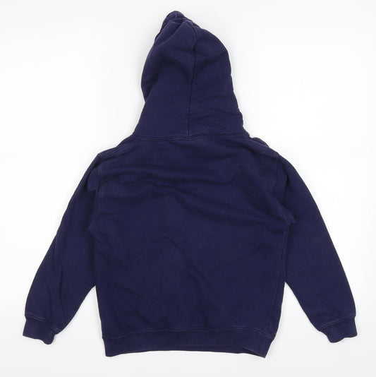 Awdis Boys Blue Pullover Hoodie Size 7-8 Years