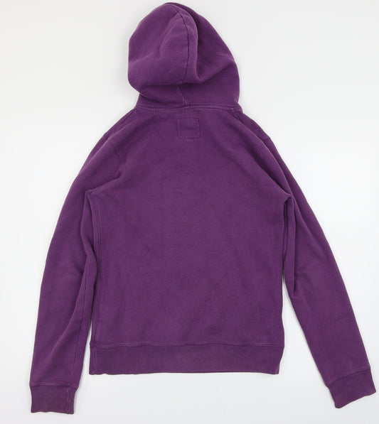 Jack Wills Womens Purple   Pullover Hoodie Size 8