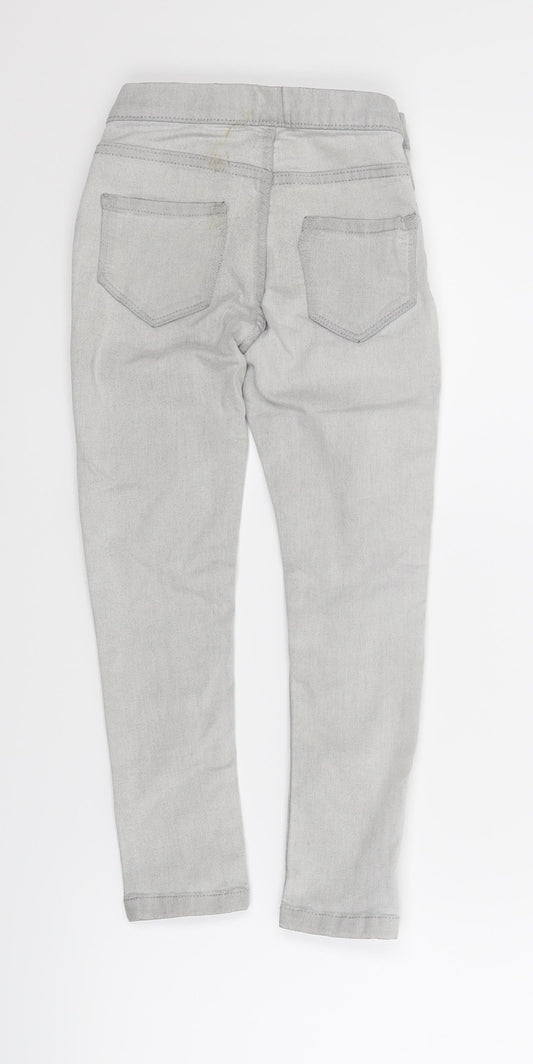 Very Girls Grey Jegging Jeans Size 5-6 Years
