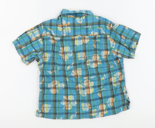 Cherokee Boys Blue Check Basic Casual Size 18-24 Months