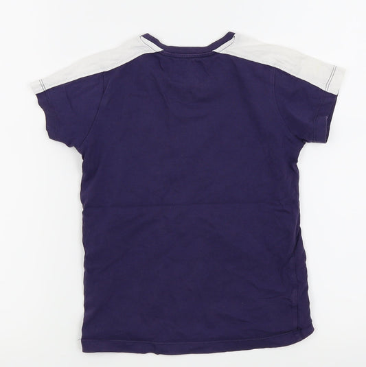 Undeniable Dudes Boys Blue Basic T-Shirt Size 7 Years