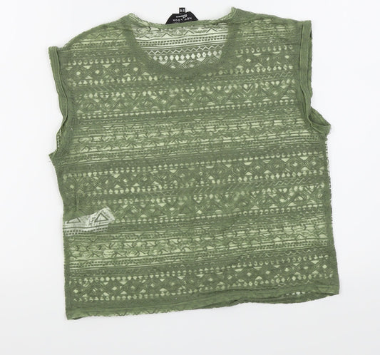 New Look Girls Green Camisole Tank Size 12-13 Years