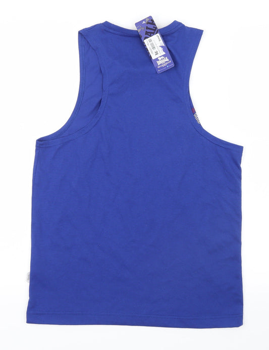 Lonsdale Mens Blue   Basic Tank Size S