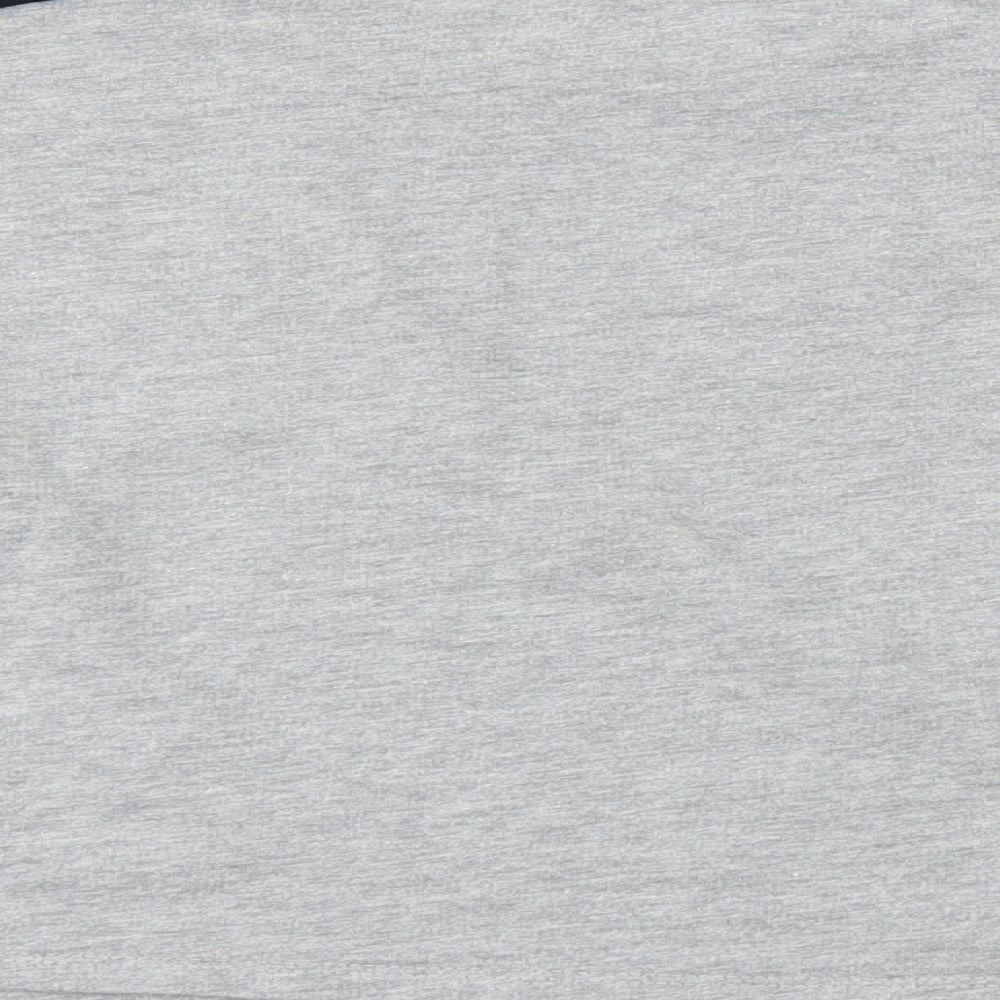 Brand and care label for Divided by H&M women’s grey pullover sweatshirt, size XL, - cropped