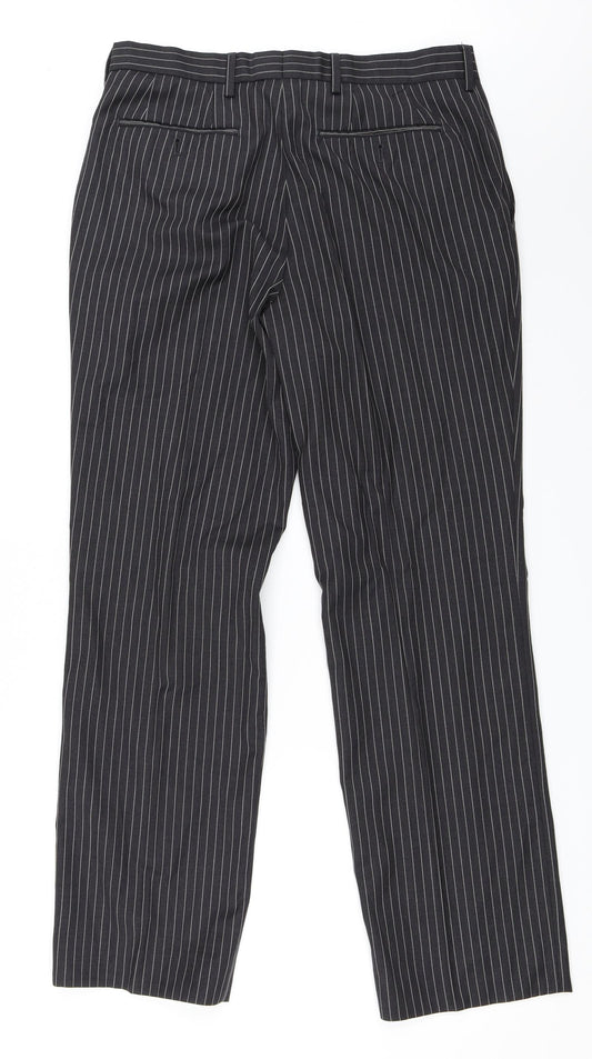 NEXT Mens Black Trousers Size 32 in L31 in