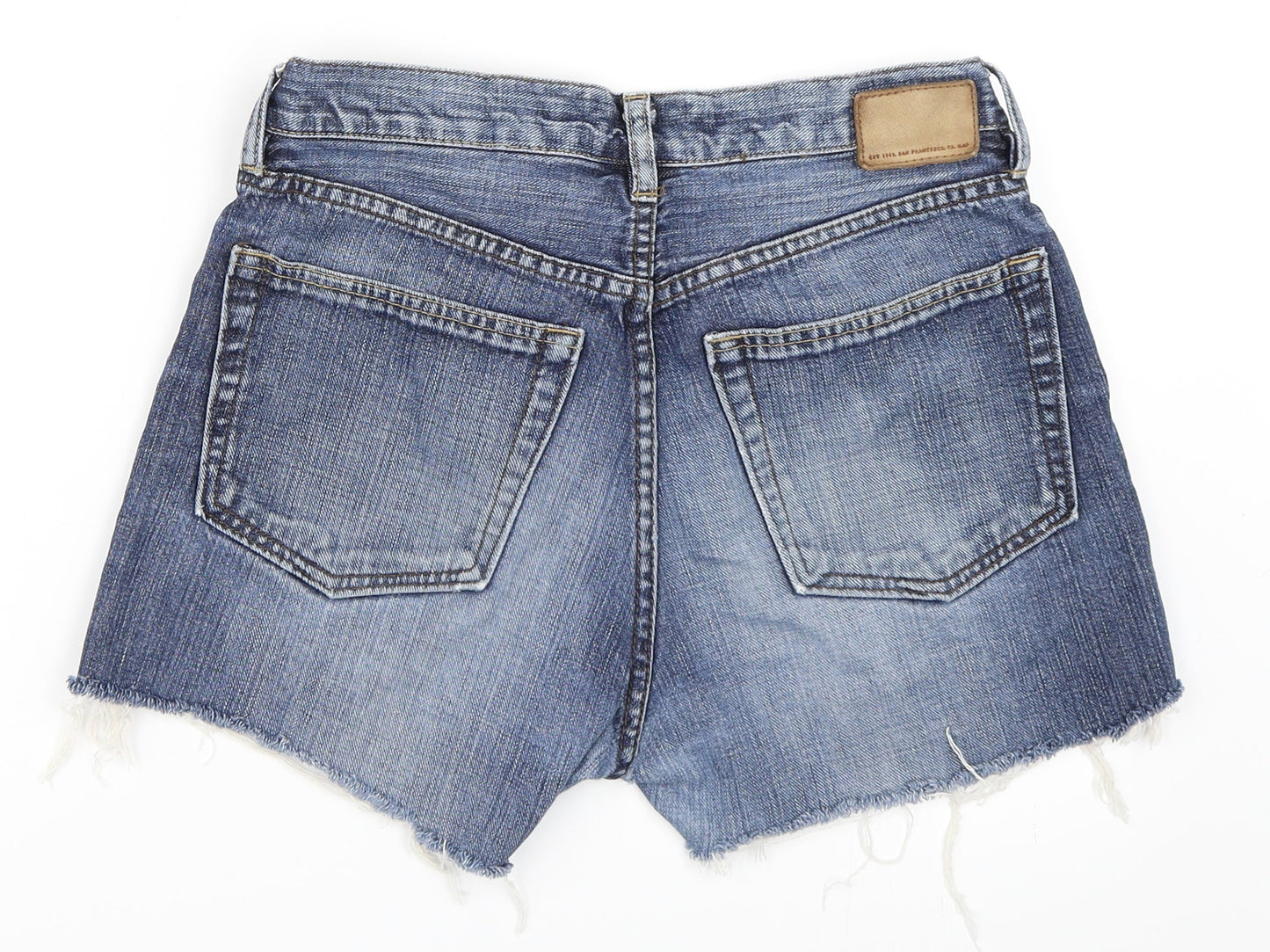 Gap Womens Blue Denim Cut-Off Shorts Size 30 in