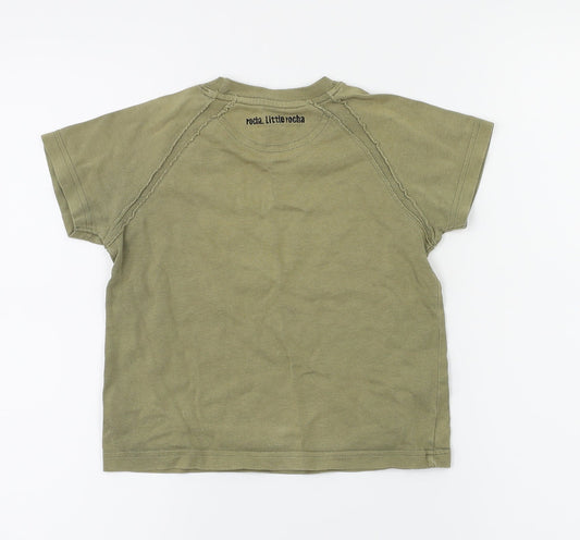 little rocha Boys Green Basic Casual Size 2-3 Years