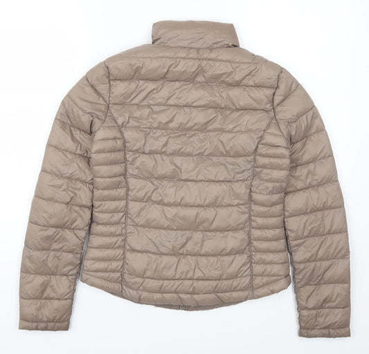 Atmosphere Womens Brown Quilted Coat Size 6