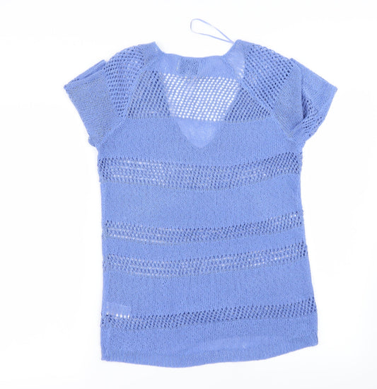 Papaya Womens Blue Pullover Jumper Size 8