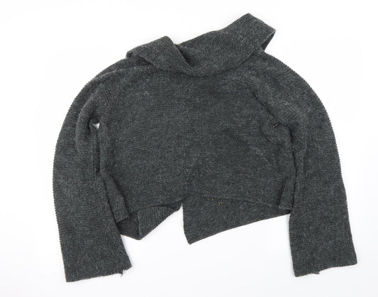 Dorothy Perkins Womens Grey Cardigan Jumper Size 12