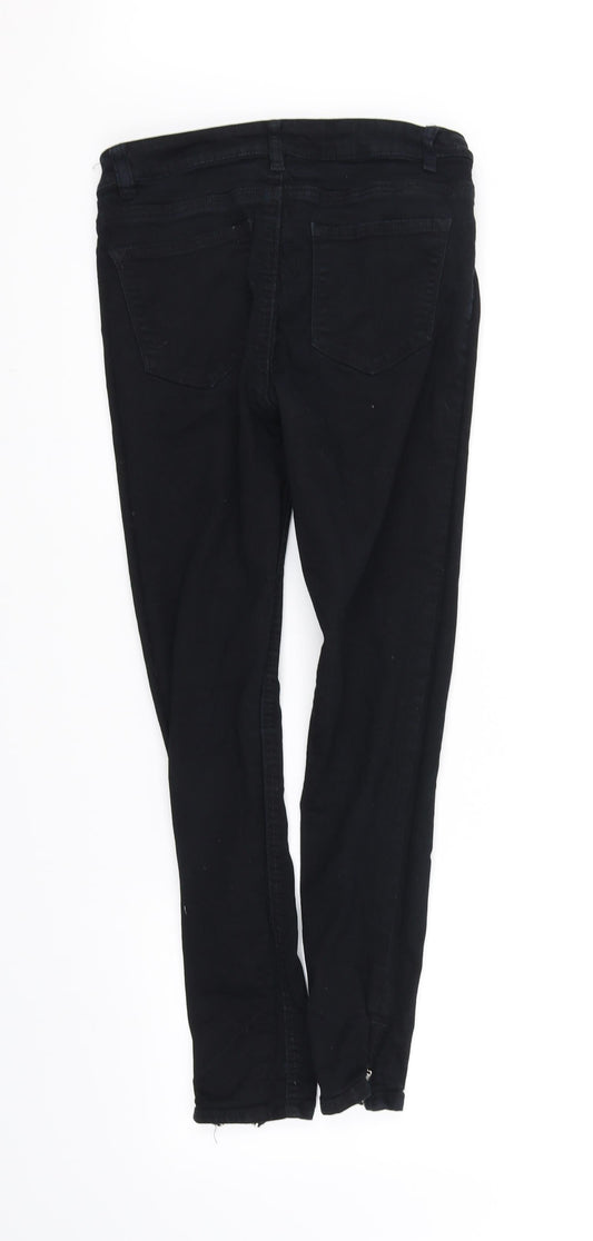deniem co Womens Black Skinny Jeans Size 10 L27 in