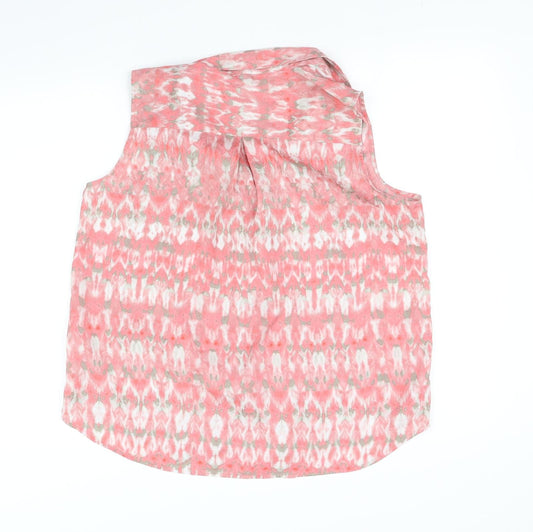 Episode Womens Red Basic Button-Up Size L
