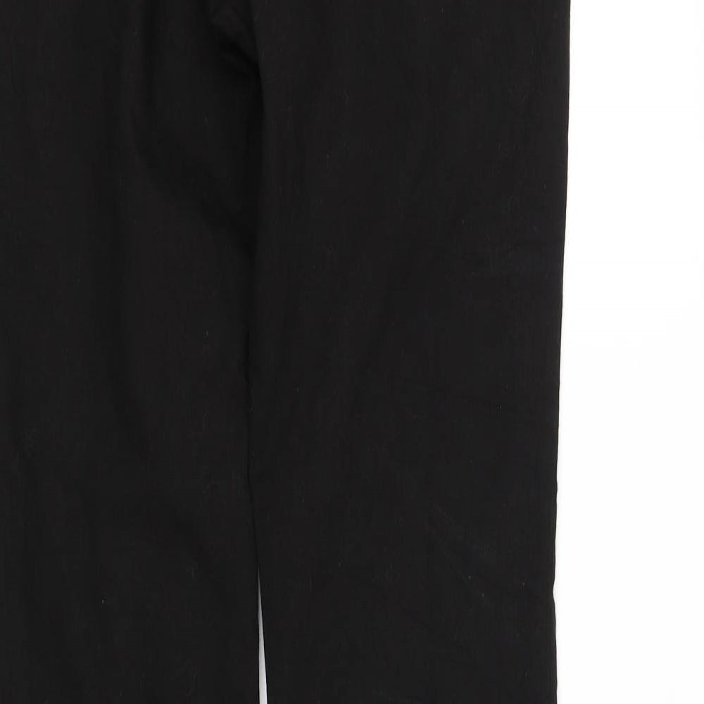 pre worn Womens Black Straight Jeans Size 14 L38 in