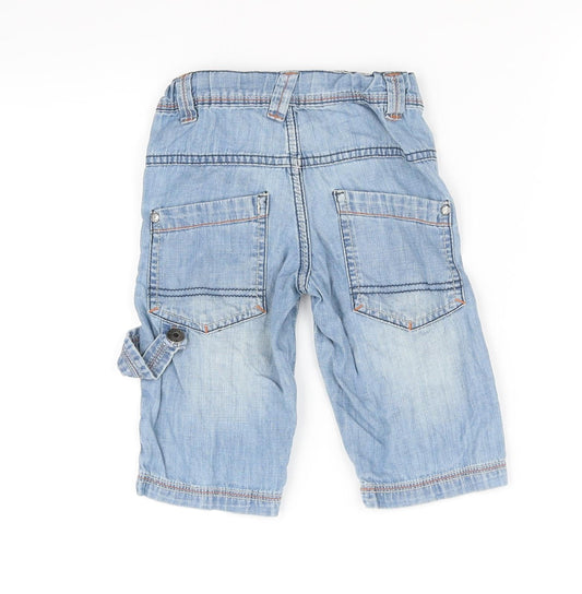 pre worn Girls Blue Straight Jeans Size 4 Years