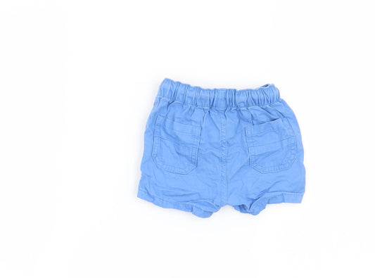 NEXT Boys Blue Cargo Trousers Size 3-6 Months