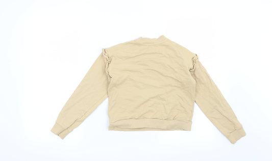 George Girls Beige Pullover Sweatshirt Size 7-8 Years - Me = Happy