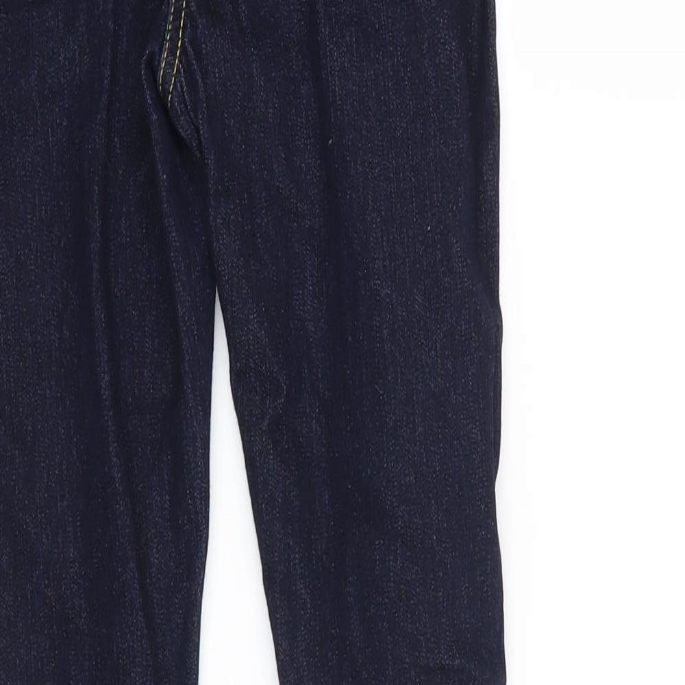Brand and care label for Preworn girls’ blue jegging jeans, size 9-10, years