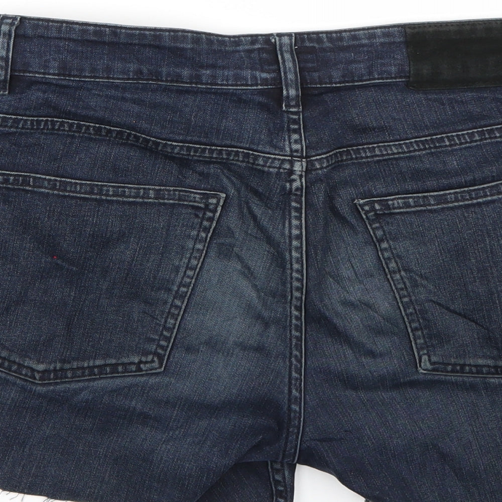 Loop Womens Blue Cut-Off Shorts Size 31 in