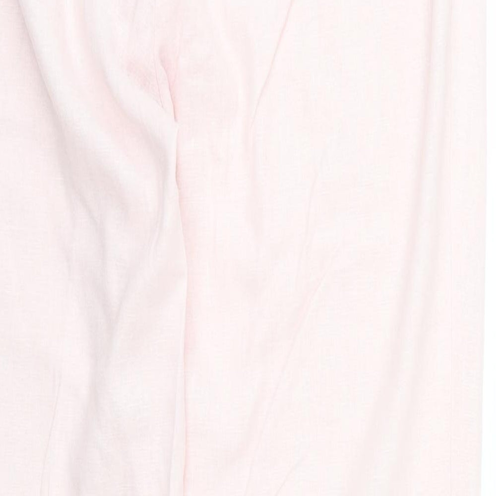 Marks and Spencer Womens Pink Trousers Size 36 L30 in