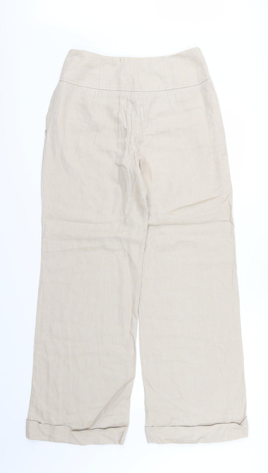 Wallis Womens Brown Trousers Size 12 L31 in