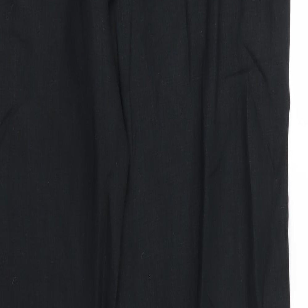 Preworn Womens Black Trousers Size 32 L31 in
