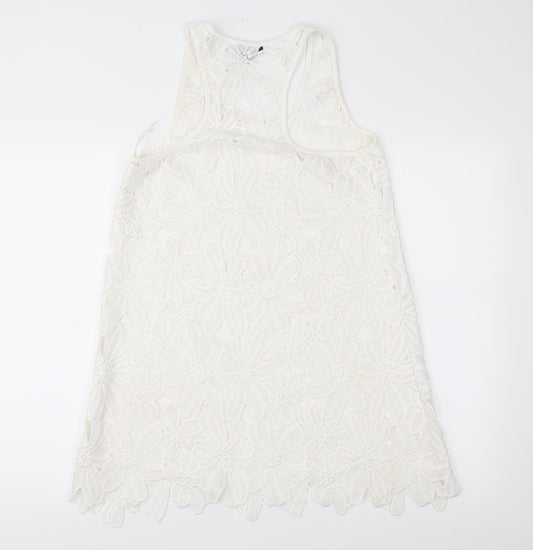 Atmosphere Womens Ivory Lace Shift Size M
