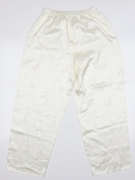 Preworn Womens Ivory Jogger Trousers Size 25 in L27 in