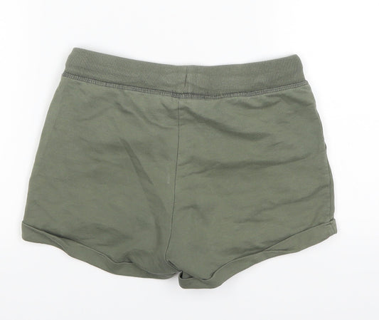 H&M Girls Green Hot Pants Shorts Size 10-11 Years