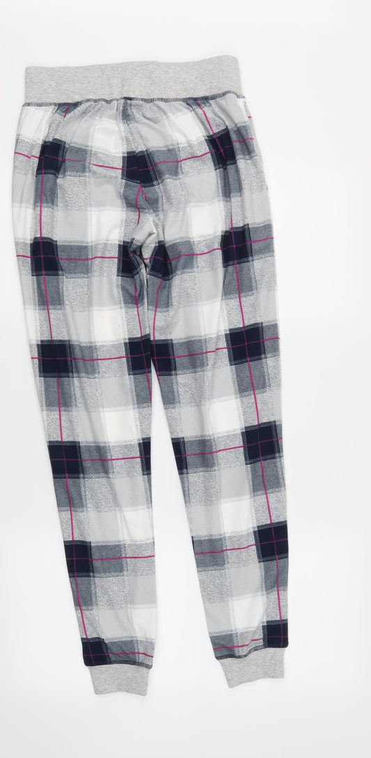 Preworn Womens Multicoloured Check Jogger Leggings L27 in