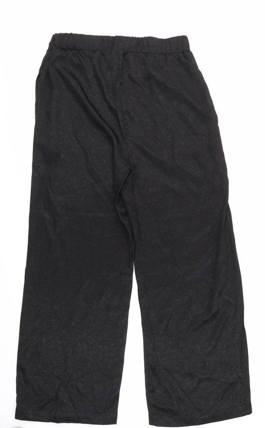 NEXT Womens Black Trousers Size 12 L28 in