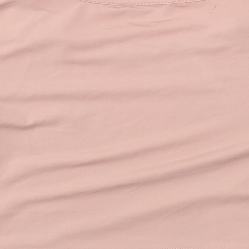 SheIn Girls Pink Solid Top Nightshirt