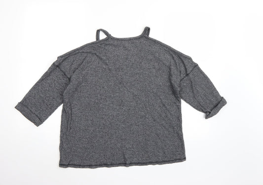 Cooperative Womens Grey Knit Pullover Jumper Size S