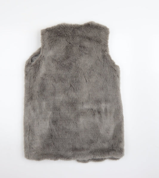 New Look Womens Grey Jacket Coatigan Size 10