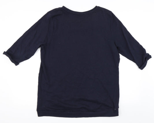 H&M Womens Blue Pullover Sweatshirt Size L