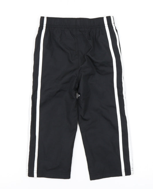 Jumping Beans Boys Black Jogger Trousers Size 2 Years